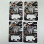 Boîte de papier de empaquetage se pliante d'Ehancement de cartes du conteneur 3D de boursouflure de chiffre de rhinocéros de pilule masculine de rhinocéros