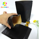 L'impression noire de papier d'emballage a adapté la poche aux besoins du client stratifiée de support d'individu de catégorie comestible de sacs en papier