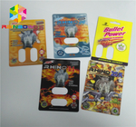 Carte de boursouflure de couleur de CMYK empaquetant l'affichage de caisse d'emballage de produit de pilule de papier de 350 GM/M