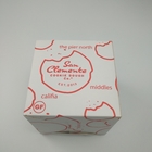Conception adaptée aux besoins du client par boîtes de rangement matérielles de papier de gâteau de mariage de taille de carton de catégorie comestible