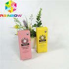 Boîte de papier adaptée aux besoins du client de carton de technologie de finissage de parfum d'emballage de boîte de hauts de Matrice-line cadeaux de luxe UV blancs de cosmétiques