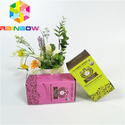 Émulsion cosmétique adaptée aux besoins du client d'huile végétale de livre blanc de boîte d'emballage de soins de la peau de crème d'oeil empaquetant la boîte de présentation pliable