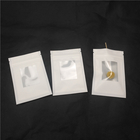 Emballage en plastique brillant brillant avant transparent de bijoux de collier de poches de tirette