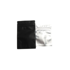 Zip-lock noir mat de sachet imprimé par coutume de papier d'aluminium de sachets en plastique de soudure à chaud