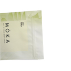 L'emballage biodégradable d'aluminium de thé de café met en sac le logo fait sur commande zip-lock de matière plastique