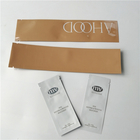Sachets liquides imprimés blancs de crème hydratante adaptés aux besoins du client par logo cosmétique de sacs d'emballage de soins de la peau