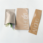Sacs cosmétiques de brosse de soins de la peau d'emballage des sacs 3ml 5ml de crème hydratante de paquets cosmétiques métalliques de crème