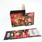 Montrez les cartes de papier UV d'effet avec des caisses d'emballage de carte de minou de rose d'emballage de boursouflure