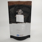Le support stratifié fait sur commande de papier aluminium vers le haut de l'emballage de thé de papier d'aluminium de prix usine met en sac des sacs d'emballage de café avec la coutume