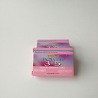 Emballage rectangulaire de empaquetage fait sur commande B de papier de maquillage de cil brillant de pilules de boîte de papier de Logo Recycled Cosmetic Contact Lenses