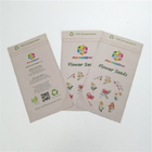 La gomme biodégradable de mastication a adapté des sacs aux besoins du client de Pla de papier d'emballage pour l'emballage de mauvaise herbe de 1oz 1/2oz