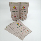 La gomme biodégradable de mastication a adapté des sacs aux besoins du client de Pla de papier d'emballage pour l'emballage de mauvaise herbe de 1oz 1/2oz
