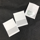 Coutume d'OEM Logo Size Resealable Kraft Paper blanc avec la fenêtre transparente pour la poche d'emballage de bijoux de grain de café