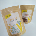Support compostable vers le haut de la farine de sachet à thé empaquetant des sacs en papier de Papier d'emballage pour l'aliment pour animaux familiers