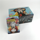 emballage vide de pilule de sexe de boîte de présentation de carte de la boursouflure 3d de capsule de carte de pilule de sexe de rhinocéros de 600k 700k