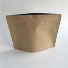 Le papier de Brown emballage zip-lock de papier d'aluminium tiennent la nourriture sèche par poche