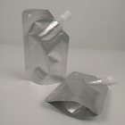 Emballage liquide de poche de bec de papier d'aluminium de la personnalisation argentée simple 100ml 150ml de Juice Packing Food Beverage Bag