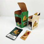 Boîte de papier imprimée faite sur commande de Logo Folding Cigar Wrap Kraft pour l'emballage de feuille