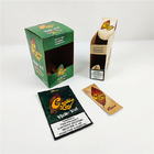 Boîte de papier imprimée faite sur commande de Logo Folding Cigar Wrap Kraft pour l'emballage de feuille