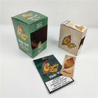 Le nouveau cigare de feuille de Grabba de la conception 2020 enveloppe l'ensemble d'affichage émoussé de empaquetage de paquet de feuilles de boîte de papier