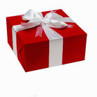 Place rouge se pliante de boîte de papier de carton de catégorie supérieure pour l'emballage de cadeau