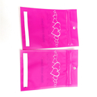 poche scellée latérale imprimée rose de trois Mylar avec la fenêtre transparente claire pour l'empaquetage de bracelets/bijoux