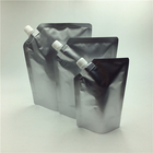 Personnel adaptez le liquide aux besoins du client 1liter tiennent la poche mate de bec d'huile de graines de label d'impression de sac