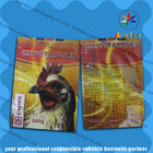Poche d'aliment pour animaux familiers d'impression colorée avec le gousset latéral pour le chien/chat/bétail/poulet