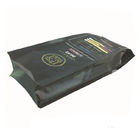 Sachets en matière plastique d'impression faite sur commande empaquetant, poche noire d'emballage de grain de café