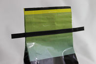 Impression noire brillante de gravure de sac d'emballage de café de gousset de côté de lien de bidon