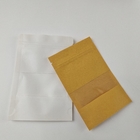 La tirette faite sur commande Doypack d'emballage de sacs à thé de catégorie comestible d'impression voient par des sacs en papier avec le logo