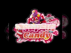 Sachet plastique prédécoupé 3,5 g brillant à fermeture éclair en Mylar pour emballage de bonbons gélifiés aux herbes, résistant aux odeurs, surface brillante