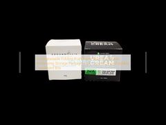 Boîte en papier kraft pliable biodégradable en relief de qualité alimentaire, emballage de stockage pour bougies