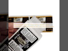 Vinyle adhésif PVC, autocollant en papier PVC, imperméable, imprimé hologramme UV, étiquettes d'emballage en rouleau autocollantes