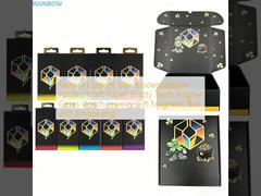 Taille personnalisée de l'usine Dossiers biodégradables Papier Kraft Casse d'alignement de dents vides Montre bijoux cadeau boîte magnétique avec gravure