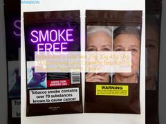 Sac à cigarettes à feuilles de fumée 25g 30g 40g 50g 100g Sac à tabac à rouleaux à fermeture éclair