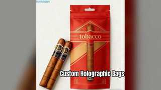 Sacs Mylar holographiques personnalisés pour votre marque