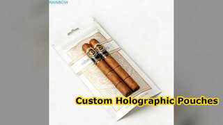 Sacs Mylar holographiques personnalisés pour votre marque
