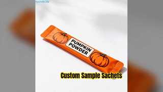 Emballage écologique fait sur commande de soudure à chaud de sachets cosmétiques