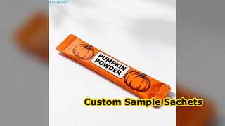 Sachet de poudre de collagène en poudre de lait-thé personnalisé, 1g 3g 5g, thermoscellable, Recyclable, en aluminium PET, sac alimentaire laminé à fermeture éclair