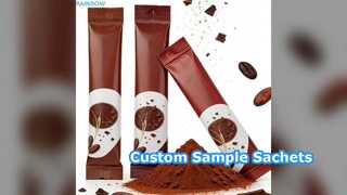 Sachets d'échantillons cosmétiques personnalisés 1-10 ml, emballage écologique