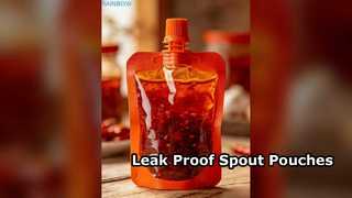 Emballage en pochette à bec verseur pour cosmétiques et boissons