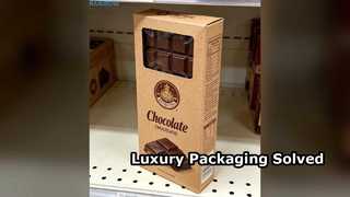 Dossiers d'emballage biodégradables de luxe personnalisés