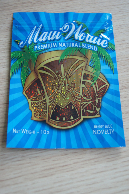Encens de fines herbes bleu de baie naturelle de mélange empaquetant la prime de 10g Maui Wowee
