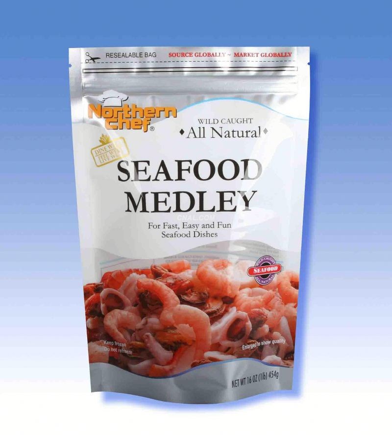 Poche de armature sèche thermoscellable de papier d'aluminium de catégorie comestible de sac de poche pour des suppléments