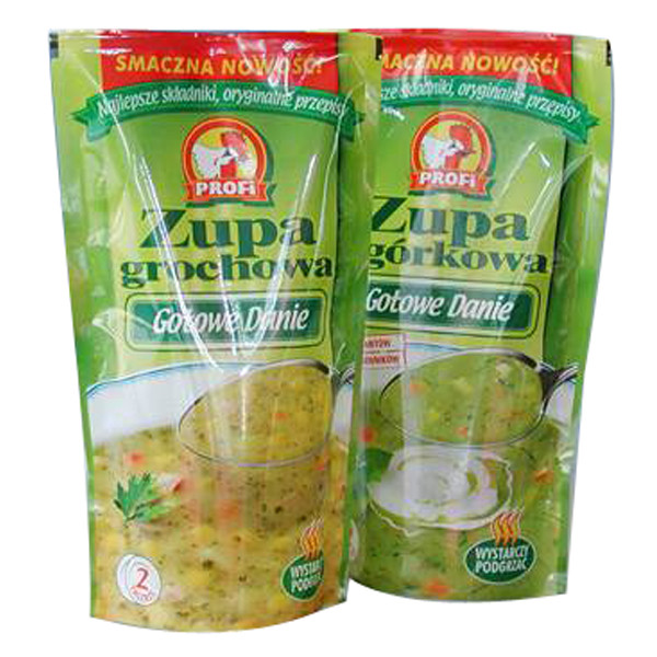 Le joint hermétique de nourriture d'isolation de papier d'aluminium met en sac la poche de cornue avec la tirette pour des suppléments