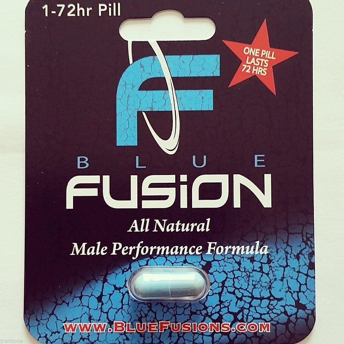 Emballage bleu de carte de Bliser de fusion pour les comprimés masculins, revêtement aqueux