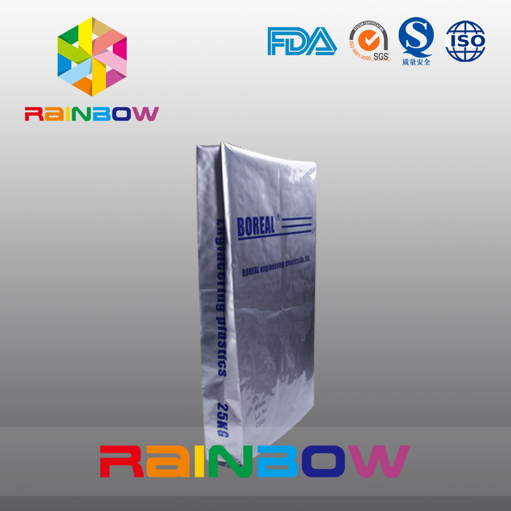 25kgs basent la poche de papier d'aluminium de gousset pour l'emballage de poudre de protéine