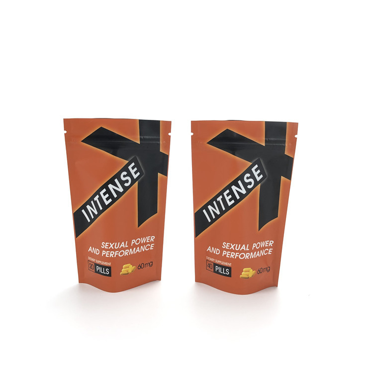 CBD adapté aux besoins du client met en sac le support vers le haut du paquet de Doypack Matte Aluminum Foil Baggies Food