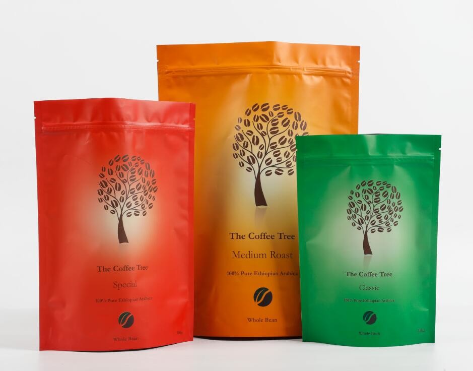 Le toucher doux tiennent le sac de empaquetage de chanvre de sac de casse-croûte de biscuit de Doypack avec la tirette